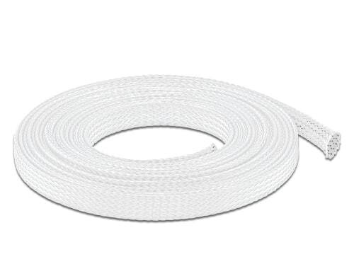 Delock Geflechtskabelschlauch, 5mx12mm selbstschliessend,schneidbar,hitzebeständig