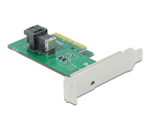 DeLock PCIe-x4 Karte für 1x U.2 SSDs 1x SFF-8643, U.2 NVMe, inkl Low Profile