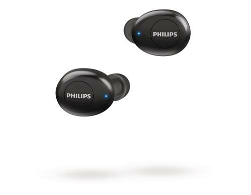 Philips TAUT102BK/00, Kabelloser Kopfhörer In-Ear True Wireless mit Ladebox