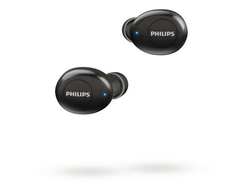 Philips TAT2205BK/00, Kabelloser Kopfhörer In-Ear True Wireless mit Ladebox