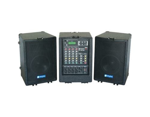 Skytec PA-100USB Kompaktes PA System mit integriertem Mixer
