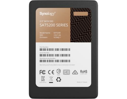 Synology SSD 2.5” SATA 960GB Lesen: 530MB/s, Schr.: 500MB/s, 98000 IOPS