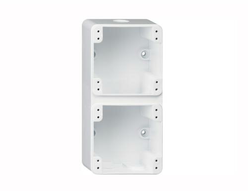 Hager Robusto NAP Gehäuse Gr. 1+1 weiss