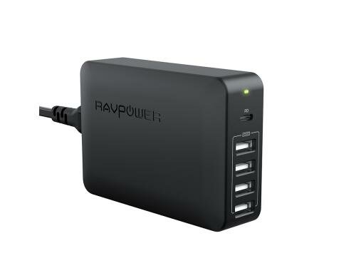 RAVPower 60W 5-Port Desktop-Ladegerät 60W 5-Port