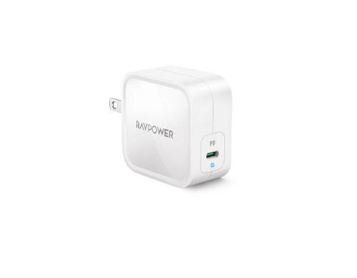 RAVPower Ladegerät USB-C weiss 61W mit 1-Port Power Delivery