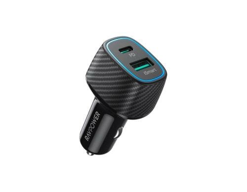 RAVPower Autoladegerät  2-Port USB-C 48W