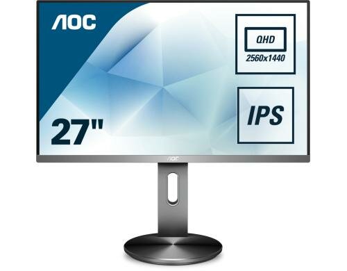 AOC 27 Q2790PQE, IPS, 16:9, 2560x1140 VGA, DVI, HDMI, schwarz