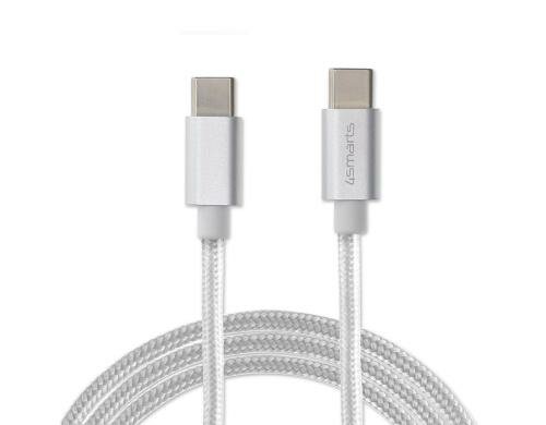 4smarts Data Cable RAPIDCord 50W 1m, weiss