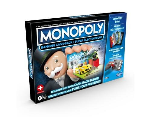 Monopoly Banking Cash-Back Alter ab: 8 Jahren