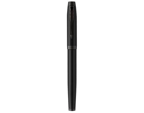 Parker Füllfederhalter IM Achromatic Mattschwarz, Feder:M, blau
