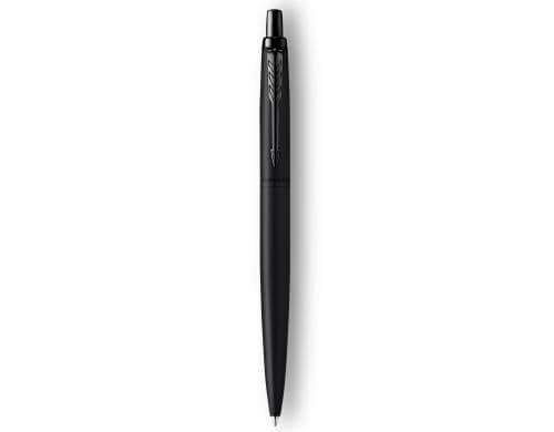 Parker Kugelschreiber Jotter XL Monochrom Premium Schwarz, Mine: M, blau