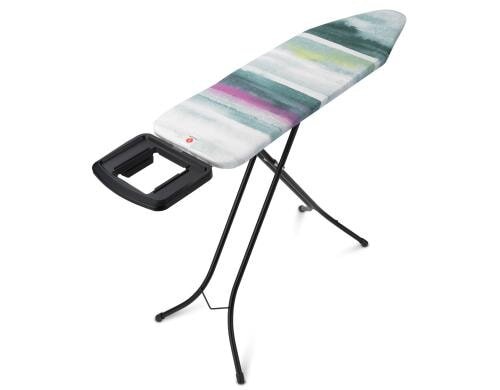 Brabantia Bügeltisch Morning Breeze mit Dampfbügeleisenablage Solide, 124 x 38