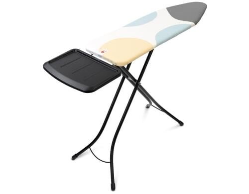 Brabantia Bügeltisch Spring Bubbles mit Dampfstationsablage Solide, 124 x 38