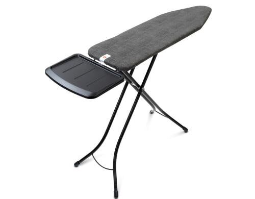 Brabantia Bügeltisch Denim Black mit Dampfstationsablage Solide, 124 x 38