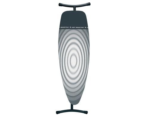 Brabantia Bügeltisch Titan Oval mit hitzebeständiger Parkzone, 135 x 45