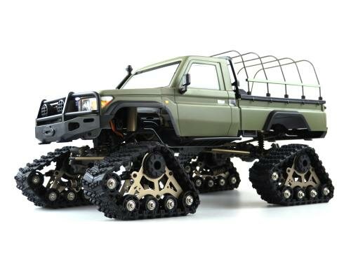 Amewi RCX10PTS Scale Crawler Militär grau 1:10, Pro, Tracks, Cage