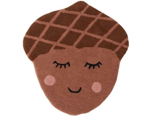 OyOy Teppich Acorn 80% Wolle, 20% Baumwolle, H90 x W80cm