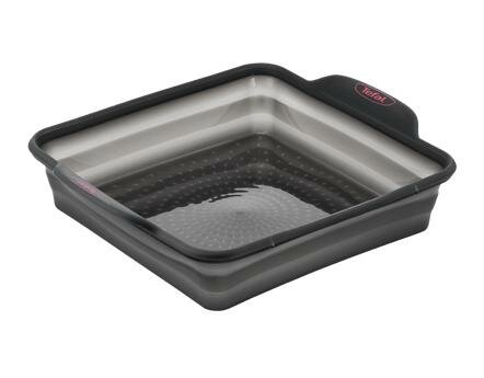 Tefal Silikonbackform Crispy Bake Kuchen quadratisch, 23x23cm, komprimierbar