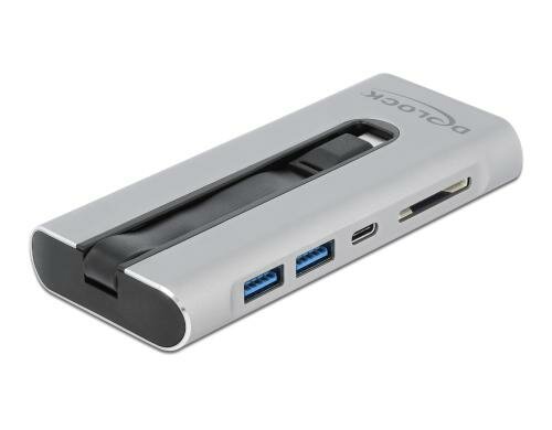 Delock Dockingstation USB3.2-C, 4K, PD 2.0 HDMI, USB 3.2, SD, LAN, PD 3.0