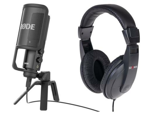 Rode NT-USB KIT USB-Sprechermikrofon & Kopfhörer