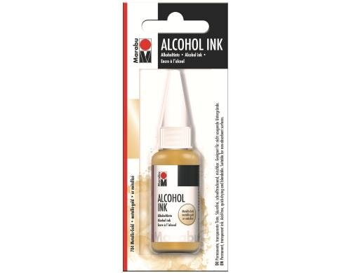 Marabu Alcohol Ink Metallic gold 20 ml