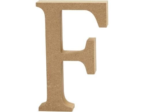 Creativ Company Holzbuchstabe 13 cm F