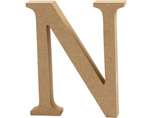 Creativ Company Holzbuchstabe 13 cm N
