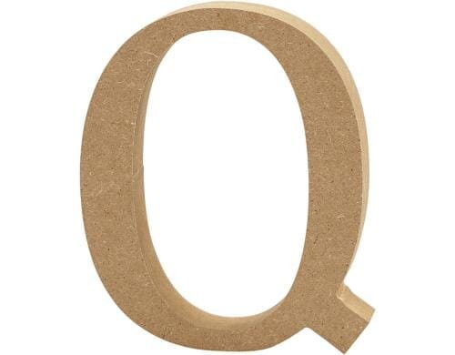 Creativ Company Holzbuchstabe 13 cm Q