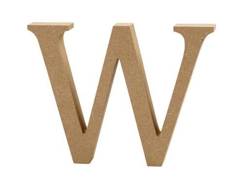 Creativ Company Holzbuchstabe 13 cm W