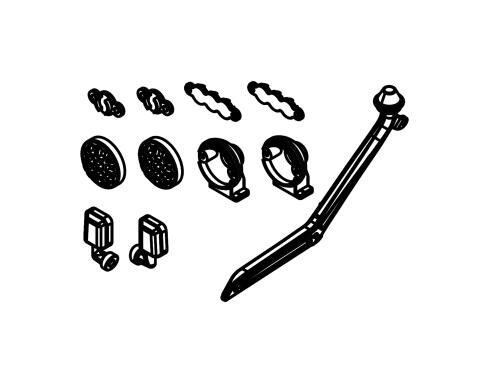 Amewi Karosserie Anbauteile Set 2 RCX10