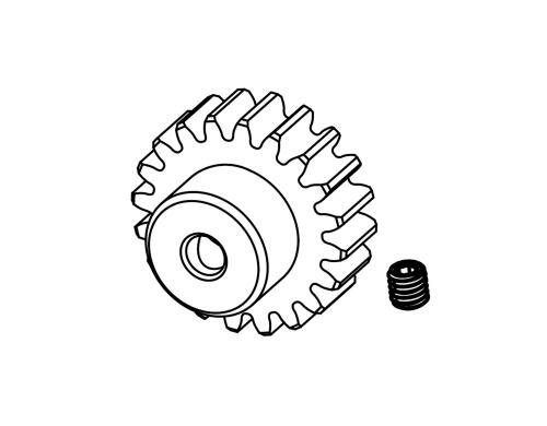 Amewi Motorritzel 22 Zähne Modul 0,8 RCX10
