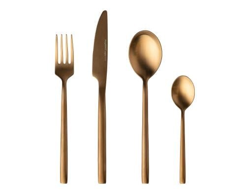 BergHOFF Besteck-Set 4-teilig, gold Edelstahl, GEM Tableware