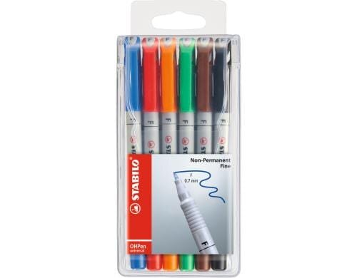 STABILO OHPen Universal NonPermanent F 6er Etui