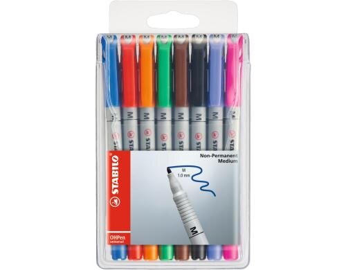 STABILO OHPen Universal NonPermanent M 8er Etui