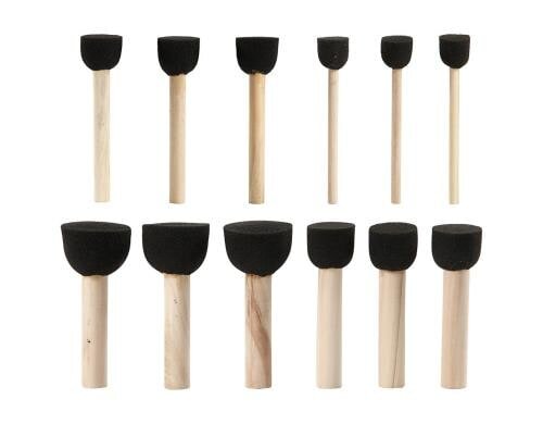 Creativ Company Schwammstempel 12 Stück, 13 - 35 mm