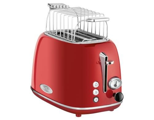 Profi Cook Toaster PC-TA 1193 rot, 815W, 2 Scheiben, B Aufsatz