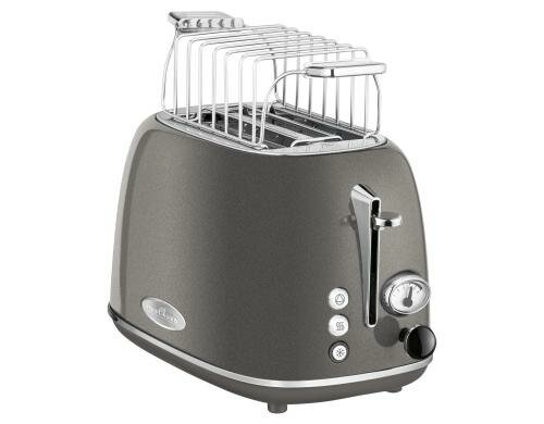 Profi Cook Toaster PC-TA 1193 Anthrazit, 815W, 2 Scheiben, B Aufsatz