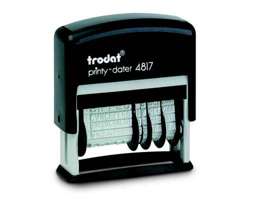 Trodat Printy Datumstempel 4817 schwarz
