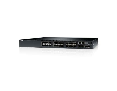 Dell Networking N3024EF 24 Port Switch 24x1GbF, 2xSFP+ 10GbE, 2xGbE combo