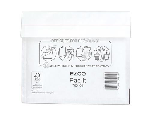 Elco Luftpolsterversandtasche für CD Packung à 100 Stk., Innenmasse: 180 x 165