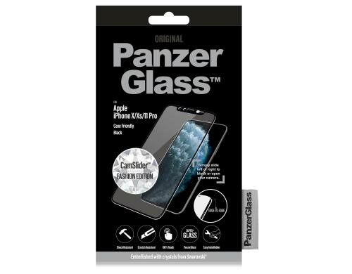 Panzerglass Displayschutz CamSlider CF für iPhone 11 Pro Swarowski, black, CF