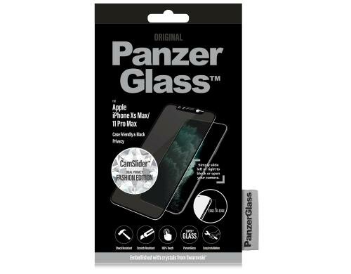 Panzerglass Displayschutz Privacy CamSlider für iPhone 11 Pro Max Swarowski, bl, CF,pri