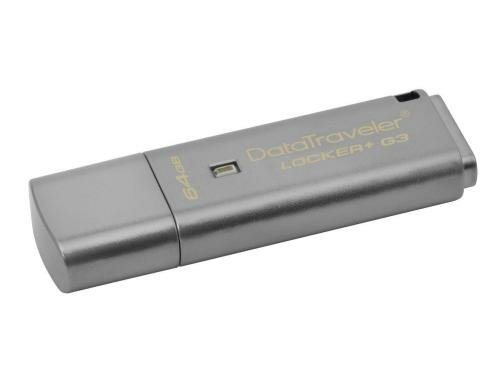 Kingston DataTraveler USB3 Locker+ G3 128GB Hardware-Verschlüsselung, Passwortschutz