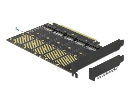 Delock PCI Express x16 Karte zu 5x intern 5x Key-B SATA