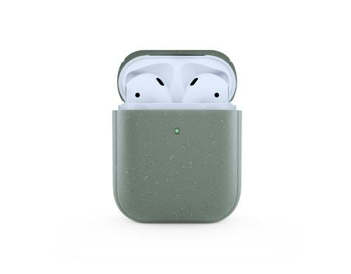 Woodcessories Airpods Case midnight green für Apple Airpods 1 & 2