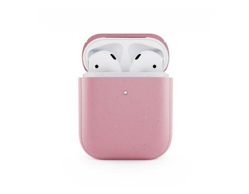Woodcessories Airpods Case coral pink für Apple Airpods 1 & 2