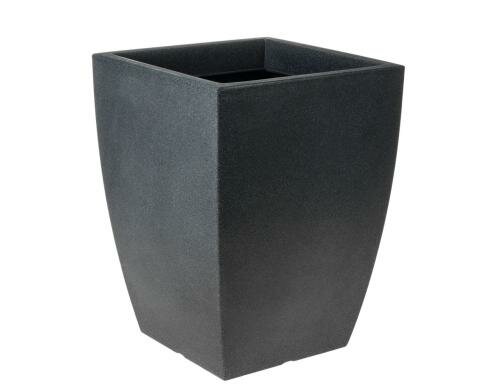 Opiflor Pflanzengefäss Bologna, Schwarz 40 x 40 x 53.5 cm