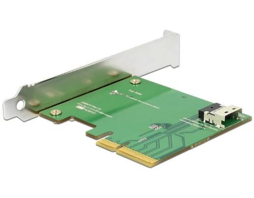 DeLock PCI-Express-x4 Kontroller, SFF-8654 1x M.2 PCI-E ab UEFI Version 3.0