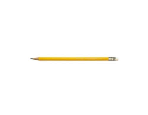 Caran d Ache Schulbleistift gelb mit Radiergummi HB