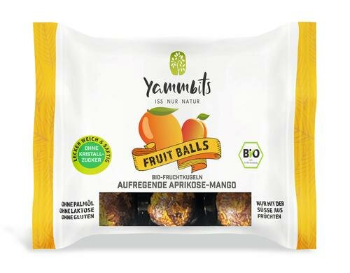 Yammbits Fruit Balls Aprikose-Mango 9 Stk 70gr